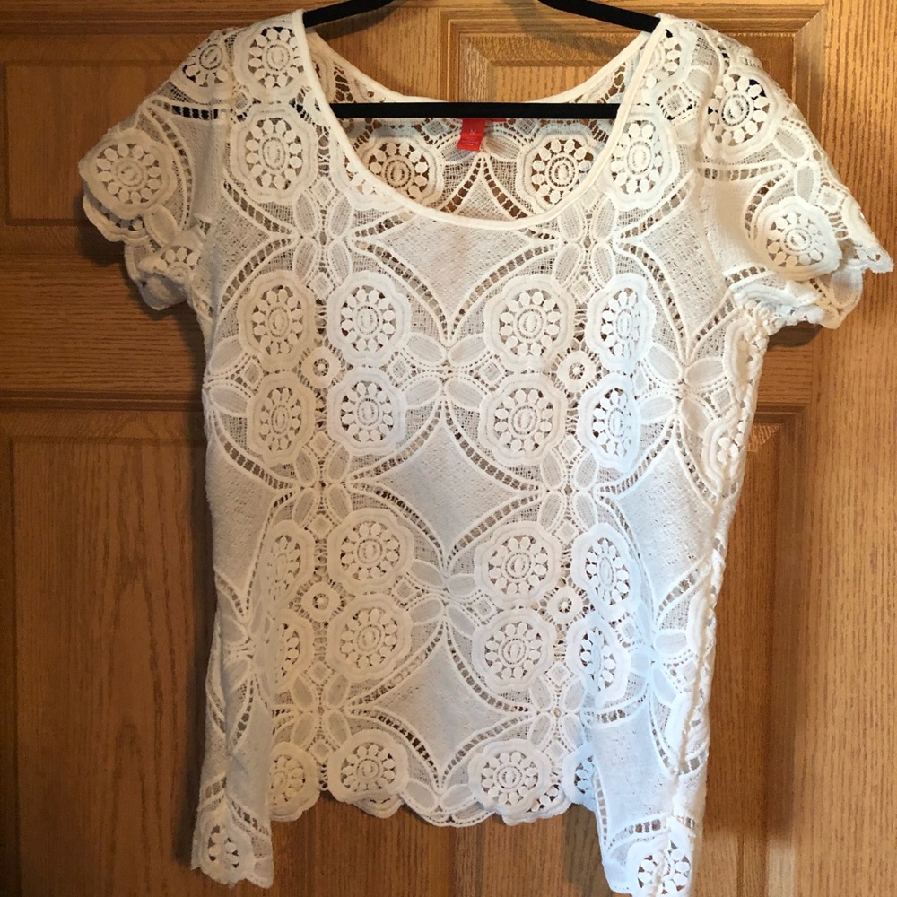 White Lace Top
